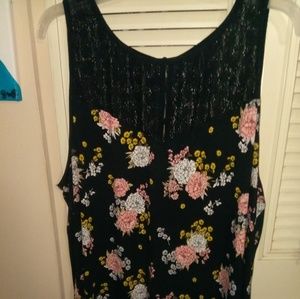 Torrid Floral Knit Top
